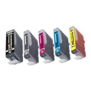 12 Pack Compatible Cartridges for Canon Cli-221 & Pgi-220 (4ea Black + 2ea Photo Black + 2ea Cyan + 2ea Magenta + 2ea Yellow )