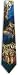 Men's Wolf Jewish Neck Tie Blue