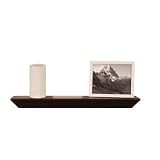 23W Wall Mounted Accent Ledge Shelf in Espresso Finish by Lewis Hyman