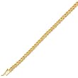 14K Yellow Gold Double Rope Bracelet - 7 inches