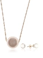 Córdoba Jewels Conjunto de collar y pendientes plata de ley 925 milésimas