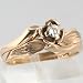 10K Yellow Gold Diamond Wedding Ring Set - OldCities Vintage Jewelry