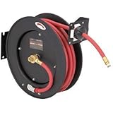 Central Pneumatic 50 Ft. Retractable Air/Water Hose Reel with 3/8" Hose by Central Pneumatic