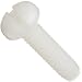 Nylon 6/6 Machine Screw, Pan Head, Slotted Drive