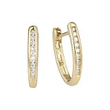 Diamond Hoop Earrings 1/5ctw