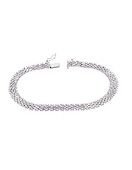 14K White Gold 7" Link Bracelet