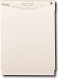 GE GLD5900NCC Full Console Dishwasher with 6 Wash Cycles, 6 Wash Options, Electronic Controls, Maximum Capacity Upper Rack and 57 dBA Sound Package: Bisque on Bisque