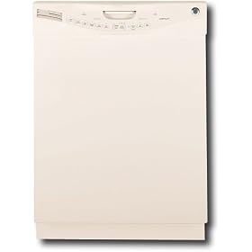 GE Bisque Full Console 24 Inch Dishwasher GLD5900NCC by 