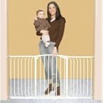 Dreambaby Pressure Mount Hallway Gate with Extensions, White