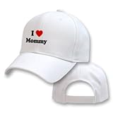 I Love Mommy Family Name Embroidered Embroidery Sport Baseball Cap Hat Khaki