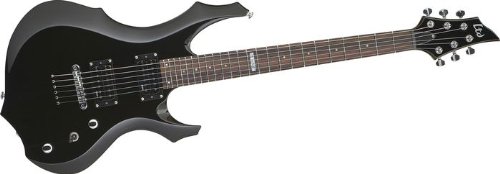 ESP F-50 Electric Guitar, Black Chrome Hardware