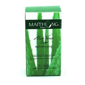 Maithong Mangosteen Natural Herbal Anti-oxidant Aha Soap Prevent Acne & Rash Reduce Acne