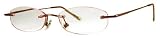 New Lightweight Round Frameless Metal Reading Glasses