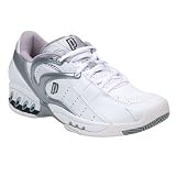 Prince Women's Mc4 Cushioning White/Silver/Black (WIDTH: Medium, SHOE SIZE:6 1/2)