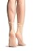 LissKiss Viola Flowers On Cream Mesh Socks Ankle High - Socks