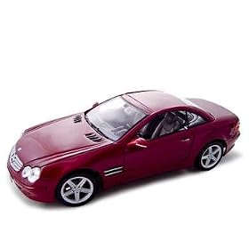 Mercedes SL 500 Coupe Red 1/18 Diecast Model