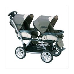 Peg Perego Duette Twin Stroller - Toffee