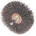 Weiler 3 Stem-Mounted Narrow Face Crimped Steel Wire Wheel (Conflex Brush)