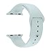 Apple Watch Replacement Band - Valuebuybuy Soft Silicone Replacement Sports Wristbands Straps for Apple Wrist Watch iWatch All Models Formal Colors S/M Size-38mm/Turquoise