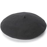 Scala Black Wool Beret By Dorfmann Pacific