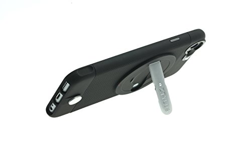 New Authentic Ztylus ZIP-6/6s Lite Smartphone Case with Kickstand Compatible with Apple iPhone 6s / 6 (4.7 Inch) (Black Edition)