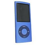 Silicone Skin Case for iPod Gen4 Nano, Blue