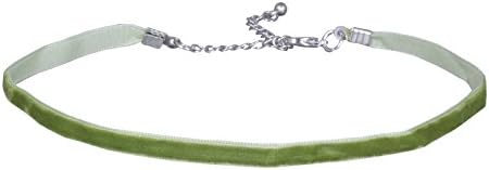 Basic Velvet Choker Necklace Apple Green