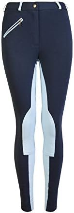 Ladies -Kerry- Jodhpur Riding Jodphur Trouser Jodpur Sizes 6 8 10 12 14 16 18 (Navy/Sky Blue, UK 16)
