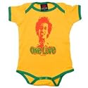BOB MARLEY - One Love Creeper - Yellow / Green Onesie / Baby T-shirt