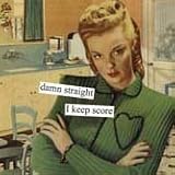 Anne Taintor Keep Score Paper Beverage Napkins 4802