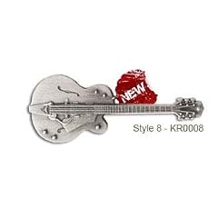 Gretsch Model Schl�sselanh�nger mit Gitarreplektren
