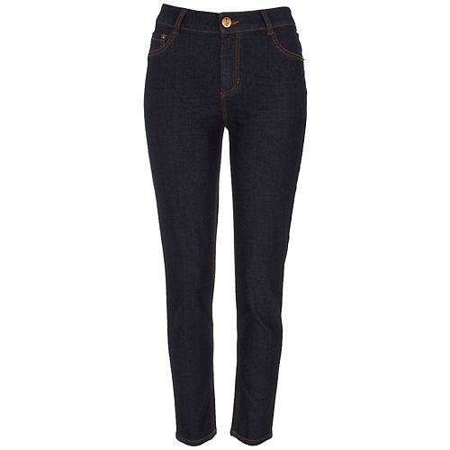 Misses Beau Zip Front Denim Leggings