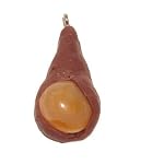 Carnelian Pendant 05 Sculpted Clay Crystal Healing Orange Gemstone Charm1.4
