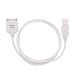 Electronics : USB Hotsync + Charging [2-IN-1] Cable for SanDisk Sansa c100 / c200 / e200 Series, White