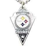 Pittsburgh Steelers NFL Chain Necklace & Pewter Pendant