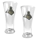 Purdue Boilermakers 2pc 19oz Pilsner Glass Set NCAA College Athletics