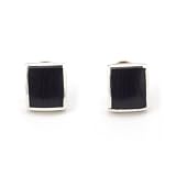 Silver & Ebony Cufflinks by Karuni
