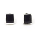 Silver & Ebony Cufflinks by Karuni