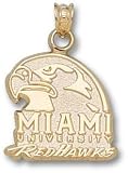 Miami Of Ohio Redhawks 14KT Gold Redhawks Hawkhead Pendant