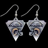 St. Louis Rams Dangle Earrings - NFL Football Fan Shop Sports Team Merchandise