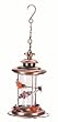 Hayes 13053 Horizons Hummingbird Feeder, Antique Copper with Red Flowers