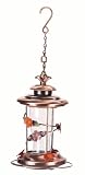 Hayes 13053 Horizons Hummingbird Feeder, Antique Copper with Red Flowers