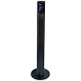 Crane Tower Fan with LCD Clock - Black