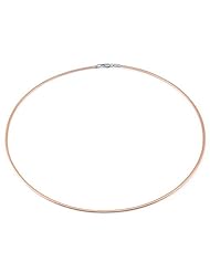 16" 2MM Omega Chain in 14K Two-Tone Gold