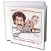 Londons Times Funny Panel Hollywood Cartoons - Lionel Ritchie Train Set - Greeting Cards-12 Greeting Cards with envelopes