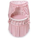 Round Doll Crib/Bed with Canopy