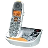 General Electric DECT6.0 Expandable Amplified Cordless Phone with Answering Machine, 29115AE1