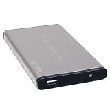 2.5-Inch USB 2.0 Aluminum External SATA Hard Drive Enclosure (Silver)