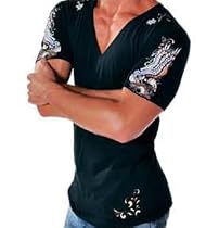 Andrew Christian Tattoo Deep V-Neck T-Shirt