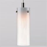 Forecast Lighting F5345 Jane Low Voltage Mini Pendant Shade in White Cirrus Glass with Holder Options